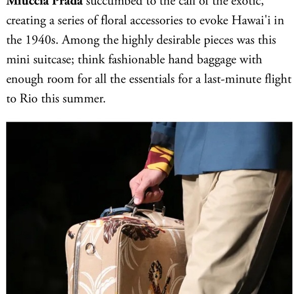 Runaway Prada Spring/Summer 2014 limited edition. It can be unisex . - Picture 13 of 15